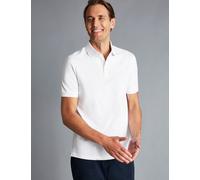 Charles Tyrwhitt Cotton Rich Pique Polo Shirt White