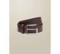 Charles Tyrwhitt Leather Chino Belt Brown
