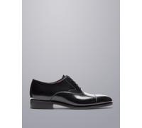 Charles Tyrwhitt male Leather Oxford Shoes - 8 - Black, Black