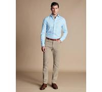 Charles Tyrwhitt male Slim Fit Textured 5 Pocket Jeans - 3232 - Stone, Khaki,Stone
