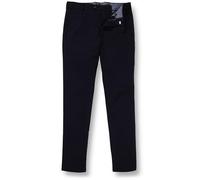 Charles Tyrwhitt Men's Chino Trousers - Ultimate Non-Iron Stretch Chinos for Men - Slim Fit - Smart Casual Cotton Chinos for Work, Travel & Everyday Wear French Navy