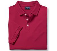 Charles Tyrwhitt Polo Shirts for Men - Premium Red Cotton Pique Polo with Stretch - Men’s Polo-Shirt for Work & Casual Wear - Short Sleeve, Breathable & Durable T-Shirts for Men UK