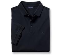 Charles Tyrwhitt Polo Shirts for Men - Smart Black Jersey Cotton Polo with Concealed Button-Down Collar - Breathable & Stylish T Shirt for Men UK - Classic & Modern Men's Polo-Shirts Short Sleeve