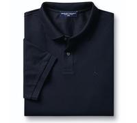 Charles Tyrwhitt Polo Shirts for Men - Smart Jersey Cotton Polo with Concealed Button-Down Collar - Breathable & Stylish T Shirt for Men UK - Classic & Modern Men's Polo-Shirts Short Sleeve Navy Blue