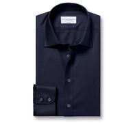Charles Tyrwhitt Shirts for Men - Navy Non Iron with 100% Cotton Twill - Formal Dress Shirt for Work, Business & Weddings - Slim Fit with Classic Collar