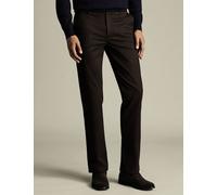 Charles Tyrwhitt Slim Fit Cotton Rich Ultimate Non-Iron Chinos Brown