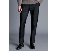 Charles Tyrwhitt Slim Fit Pure Wool Suit Trousers Black