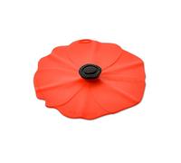 Charles Viancin 2906 Silicone Poppy Airtight Lid/Cover, Red