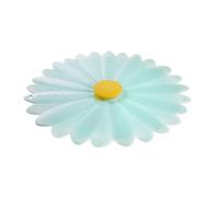 Charles Viancin - Daisy Silicone Lid for Food Storage and Cooking - 11''/28cm - Airtight Seal on Any Smooth Rim Surface - BPA-Free - Oven, Microwave, Freezer, Stovetop and Dishwasher Safe - Aqua