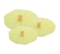 Charles Viancin Lilypad Lid Set of 3 - Large, Medium, Med/Small, Green, AGS10993