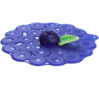 Charles Viancin Silicone Blueberry Airtight Lid/Cover, 6-Inch, Blue