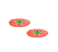 Charles Viancin Silicone Tomato Airtight Lid/Cover, 4-Inch, Red
