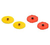 Charles Viancin Sunflower and Poppy Drink Cover, Set of 4