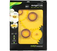 Charles Viancin Sunflower Set (Includes 1 Lid in each Size: 11", 9", 6", 4")