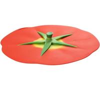 Charles Viancin - Tomato Silicone Lid for Food Storage and Cooking - 8''/20cm - Airtight Seal on Any Smooth Rim Surface - BPA-Free - Oven, Microwave, Freezer, Stovetop and Dishwasher Safe