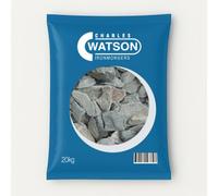 Charles Watson 40mm Welsh Slate Charcoal Grey Decorative Garden Chippings Large Approx. 20Kg Polybag