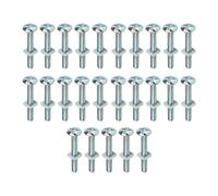 Charles Watson BZP Roofing Bolts and Nuts, M6 x 40mm, Pack of 25