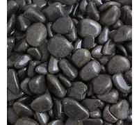 Charles Watson Ebony Pebbles 15-30mm Decorative Garden Stones Large Approx. 20kg Polybag
