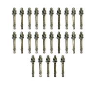 Charles Watson M16 X 105mm Zinc-Plated Heavy-Duty Anchor Through Bolt Pack Of 50