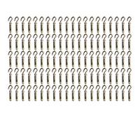 Charles Watson M6 Hook Bolt Shield Anchor Heavy Duty Wall Fixing, 100 Pack