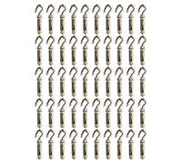 Charles Watson M8 Hook Bolt Shield Anchor Wall Fixing, 50 Pack | Heavy-duty Rawl-compatible fixtures provide reliable, simple installation all around your home to secure shields.