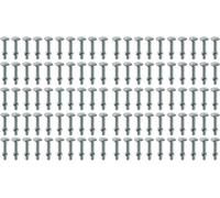 Charles Watson M8 X 40mm Coach Bolt Cup Square With Hex Nut Pack Of 100