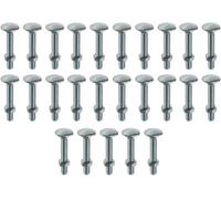 Charles Watson M8 X 40mm Coach Bolt Cup Square With Hex Nut Pack Of 25