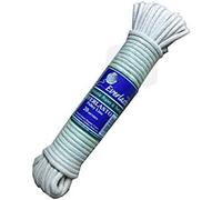 Charles Watson Natural Cotton Clothes Washing Line Rope Cord, 20 Meters | Works as a pulley line for outdoor clothes drying, helping you easily rotate washing to keep laundry away from dirt.