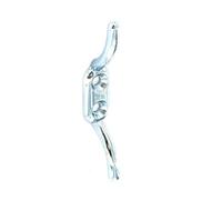 Charles Watson Washing Line Cleat Hook, Silver, 110mm / 4.5"
