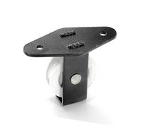 Charles Watson Washing Line Pulley Cord Wheel Plastic, 38mm Black | Single plate pulley fits a washing line or creel dryer to easily hang and air dry washed laundry outdoors.
