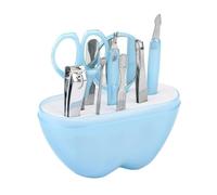 Charles William Blue Nail Care Cutter Cuticle Clippers Pedicure Manicure Grooming Set