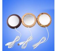 Charles William Elegant Electric Mug Warmer with USB for Coffee or Tea Cups in Light Brown Charles William Light Brown