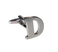 Charles William Fashion A Pair of Small/Medium Sized Personalised Alphabet Initial Letter Cufflinks Mix And Match Cufflink Perfect For Dad Groom Children Adults LETTERS SOLD AS A PAIR