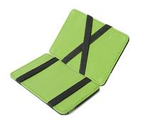 Charles William Men's Gift Magic Credit ID Card Elastic Money Clip Slim Cash Wallet Green UK