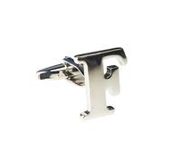 Charles William PAIR of Small/Medium Sized Personalised Alphabet Initial Letter Cufflinks Mix And Match Cufflink Perfect For Dad Groom Children Adults LETTERS SOLD AS A PAIR