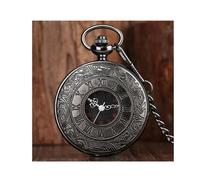 Charles William Pocket Watch for Wedding Quartz Battery with Clear Display in Black Charles William Black One Size
