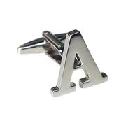 Charles William Small Medium Personal Alphabet Initial Letter Cufflinks Mix And Match Cufflink Letters Sold As A Pair