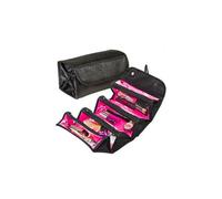 Charles William Triangle Travel Cosmetic Make up Toiletry Case Wash Bag in Black Charles William Black