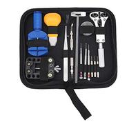 Charles William Watch Repair Tool Kit with Pouch Includes Back Case Remove Opener Change Watch Battery Adjust Bracelet Links at Home and Save Learn How to Open and Repair Watches