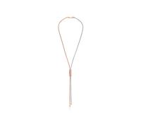 Charles William Women's Rose Gold & Silver Necklace Love Intertwined from Fine Italian Jewellery Charles William Rose Gold One Size