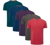 Charles Wilson 5 Pack Plain Crew Neck T-Shirt (S, Core Essentials Type 23)