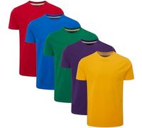 Charles Wilson 5 Pack Plain Crew Neck T-Shirt (XL, Additions Type 23)