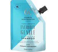 Charles Worthington Everyday Gentle Micellar Shampoo Takeaway, Travel Size, Nourish and Protect, Salon Shampoo for Everyday Use, 75ml