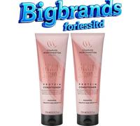Charles Worthington Grow Strong Protein Conditioner 250 Ml -2 Pack RRP £20
