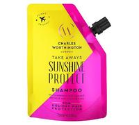 Charles Worthington Sunshine Protect Shampoo Takeaway, Travel Size, Moringa Seed Oil and UV filters, Salon Shampoo for Women for Sun Protection, 75ml