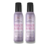 CHARLES WORTHINGTON THICKER & FULLER DENSIFYING MOUSSE FINE HAIR 200ML x 2