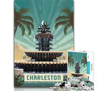 Charleston 1000 Pieces Jigsaw Puzzle for Adults& Teens,Challenging Game And Family Play for Is Ideal As A Gift for The Whole Family 75x50cm