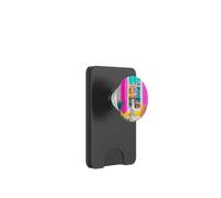 Charleston Pastel Homes Cat Balcony View PopSockets PopWallet for MagSafe