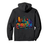 Charleston Skyline Souvenir - Graffiti Pullover Hoodie