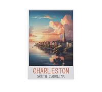 Charleston South Carolina,Jigsaw Puzzles 1000 Pieces for Adults, Classic Puzzle Kids Puzzle Challenging And Difficult Puzzles for Adults And Teens(38x26cm)-FN52